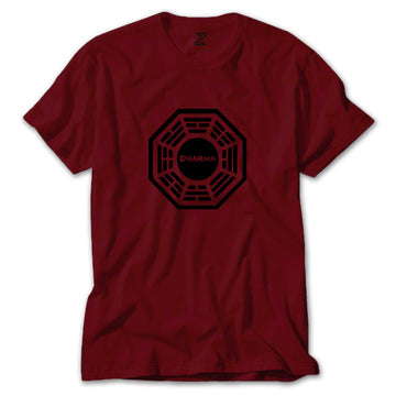 Lost Dharma Logo Renkli Tişört