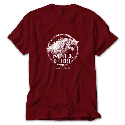 Winter is Here Renkli Tişört