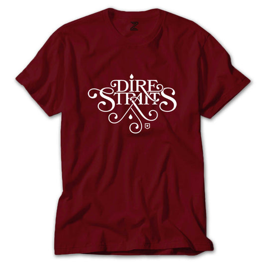 Dire Straits Logo Renkli Tişört