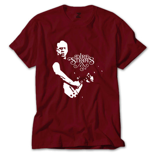 Dire Straits Guitar Renkli Tişört