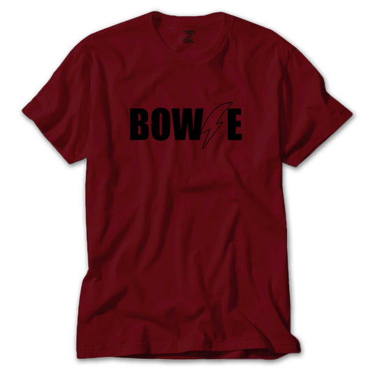 David Bowie Logo Renkli Tişört