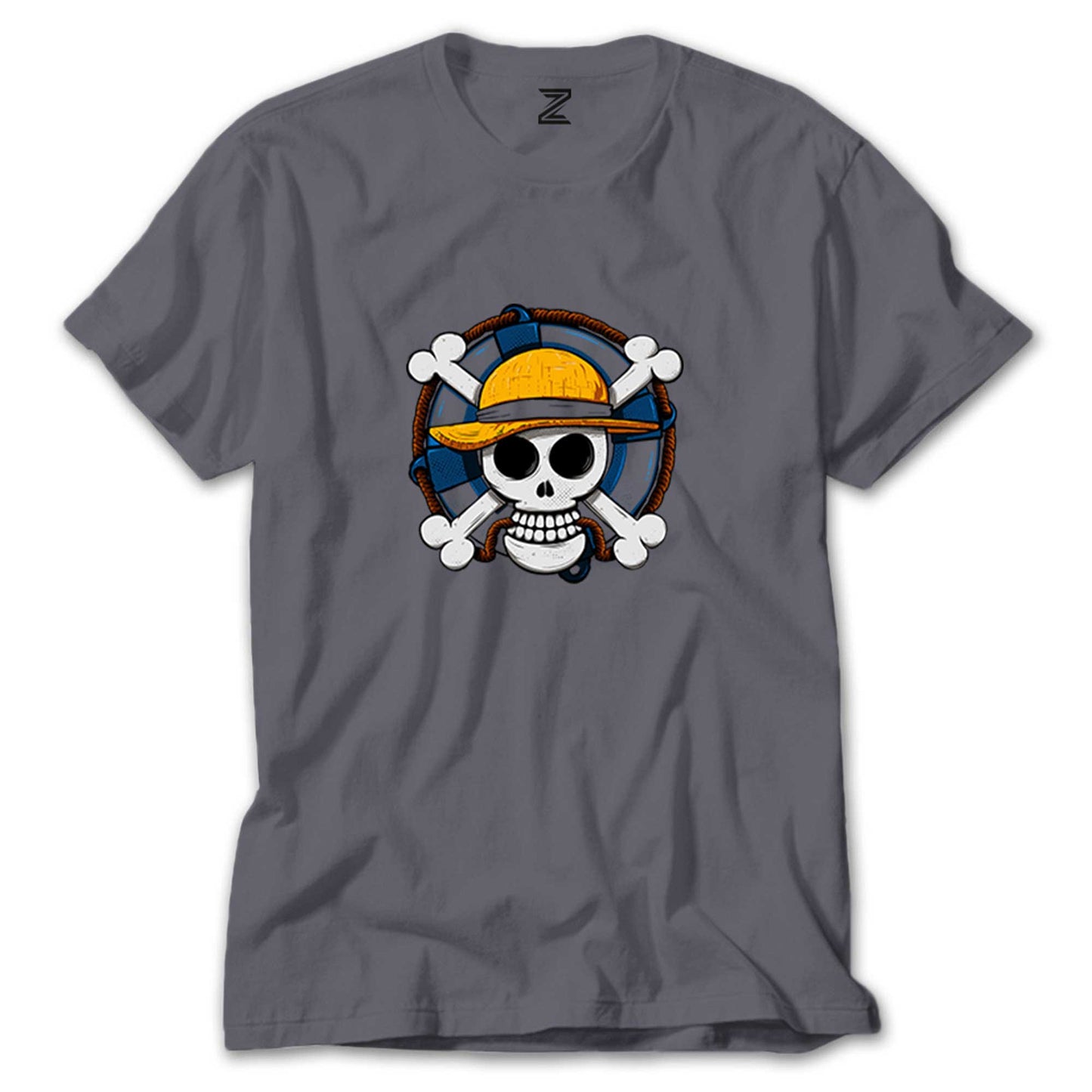 One Piece Skull Renkli Tişört