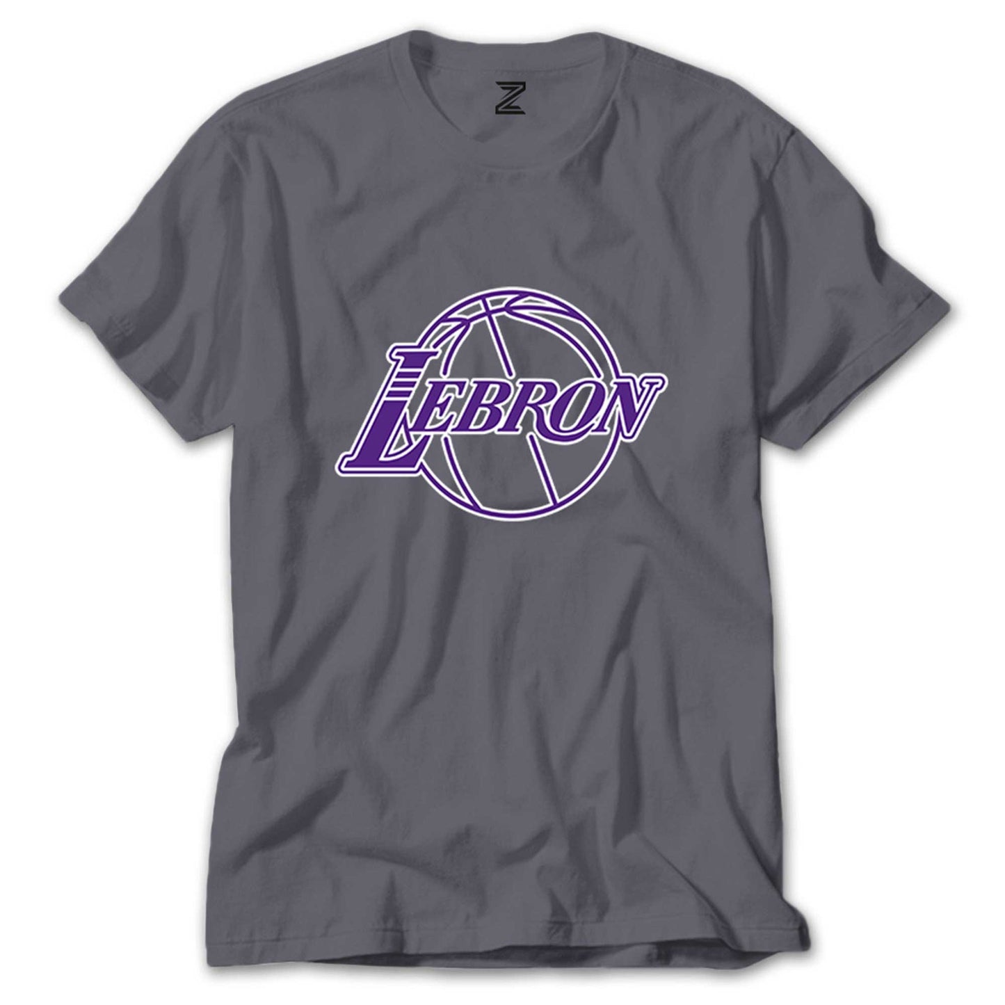 Lebron James Lakers Logo Renkli Tişört