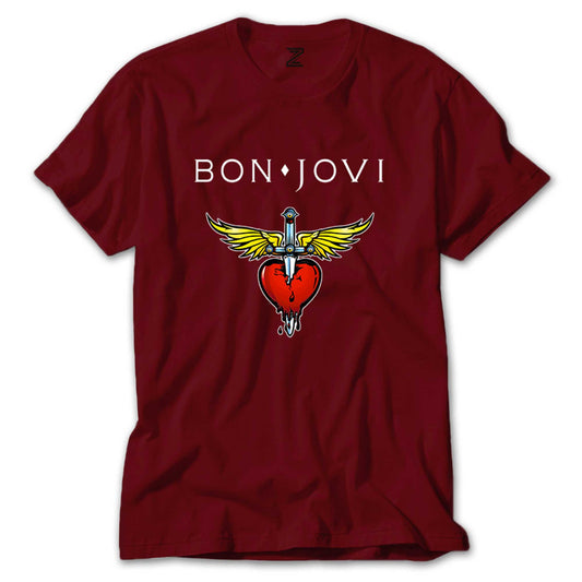 Bon Jovi Hearth Renkli Tişört