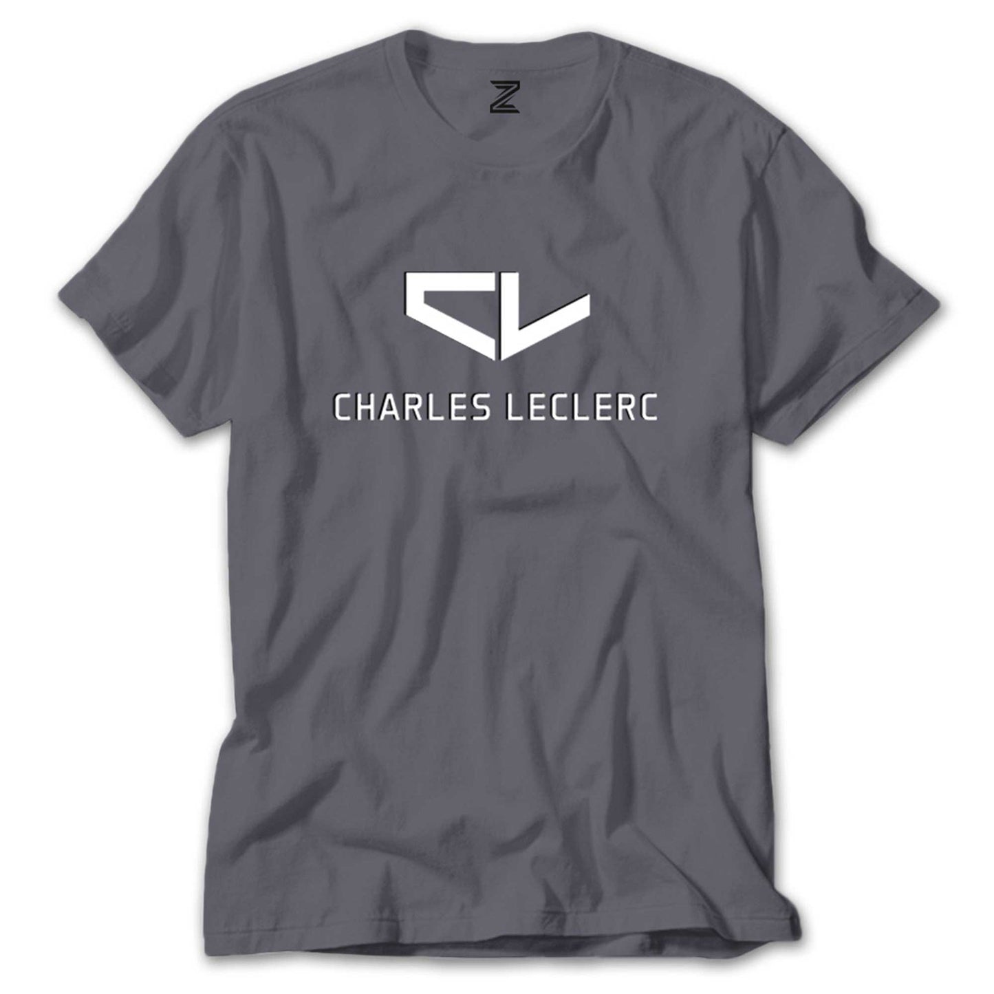 F1 Charles Leclerc Logo Renkli Tişört