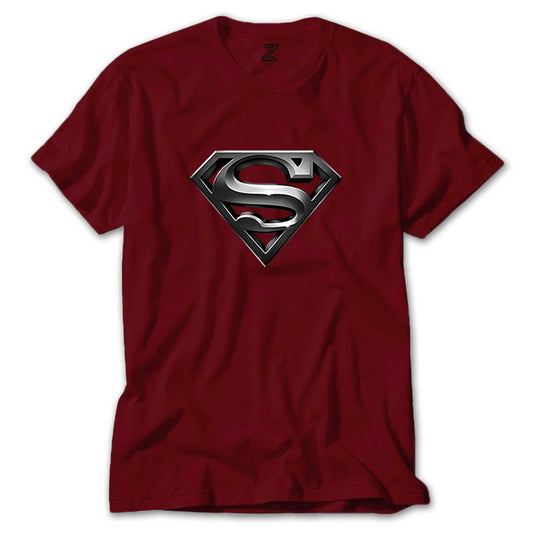 İndirimli Superman Logo Kırmızı Tişört