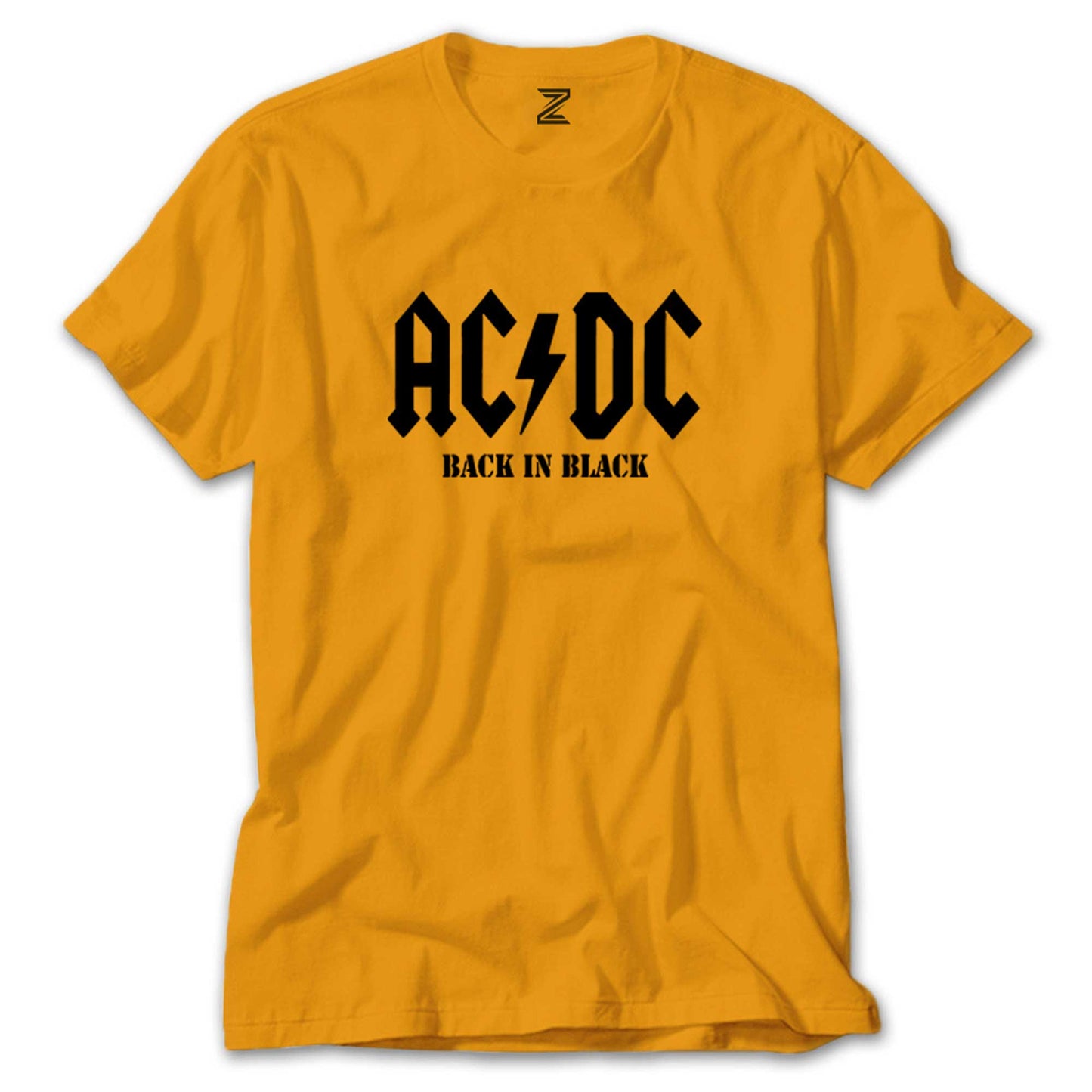 Ac Dc Back in Black Renkli Tişört
