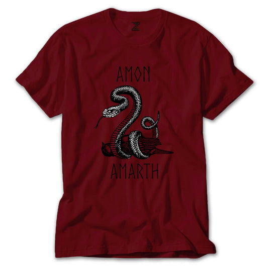 Amon Amarth Snake Renkli Tişört