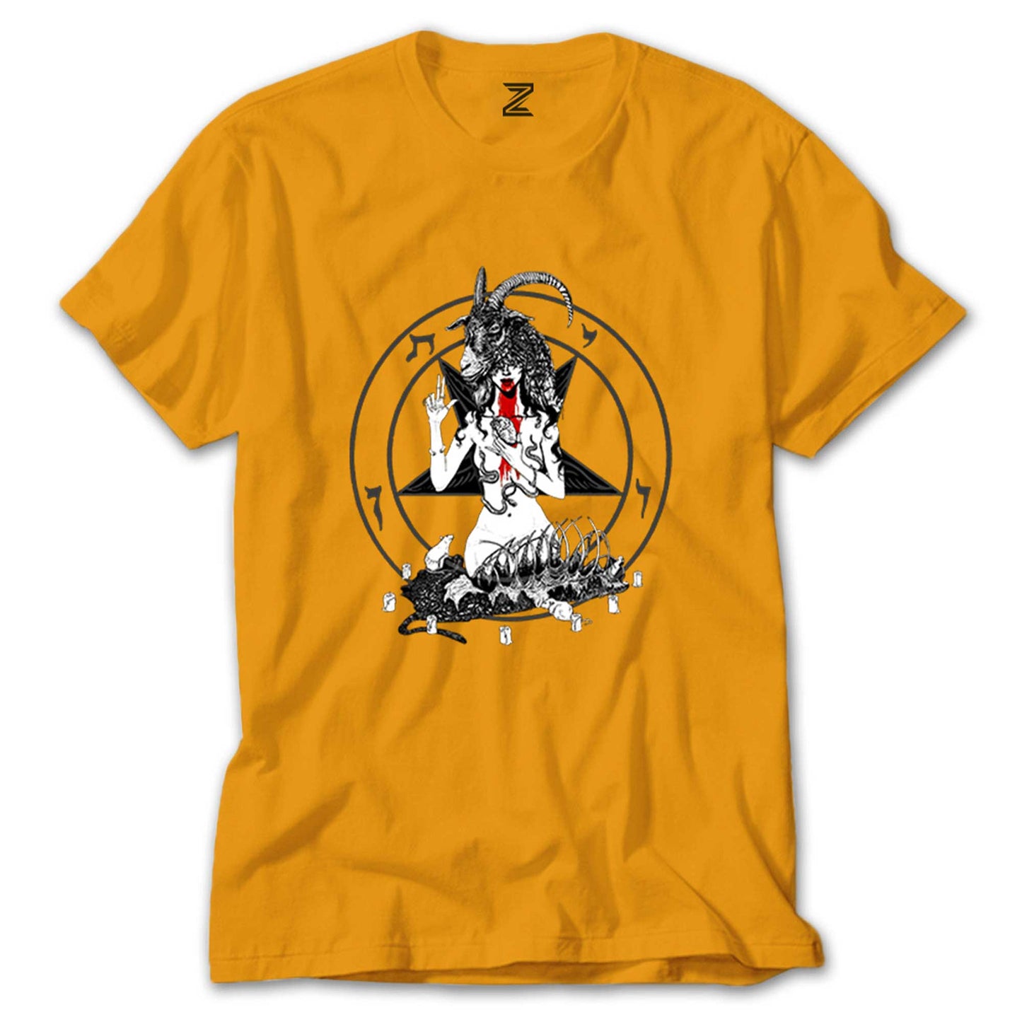 Baphomet Blood Renkli Tişört