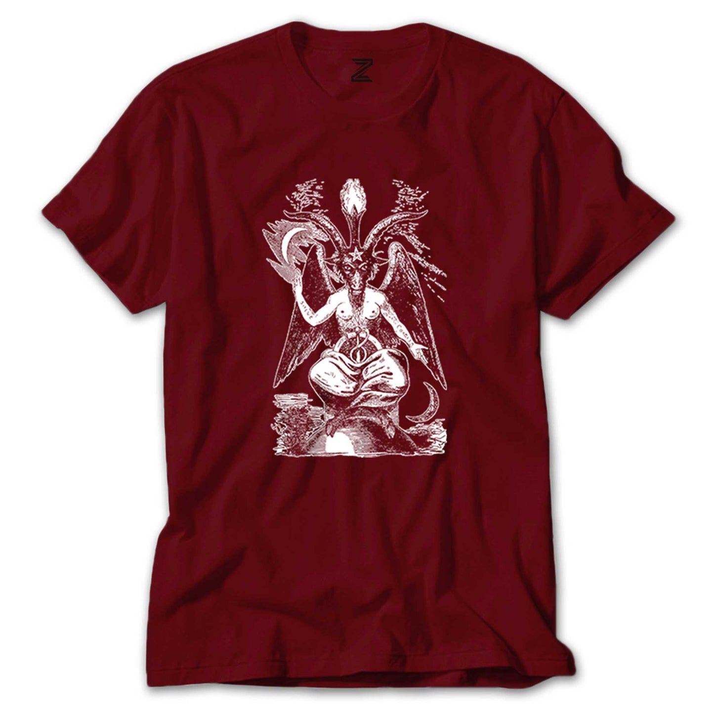 Baphomet Cliphas Levi Del Renkli Tişört