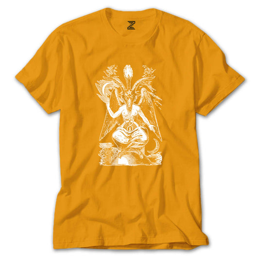 Baphomet Cliphas Levi Del Renkli Tişört