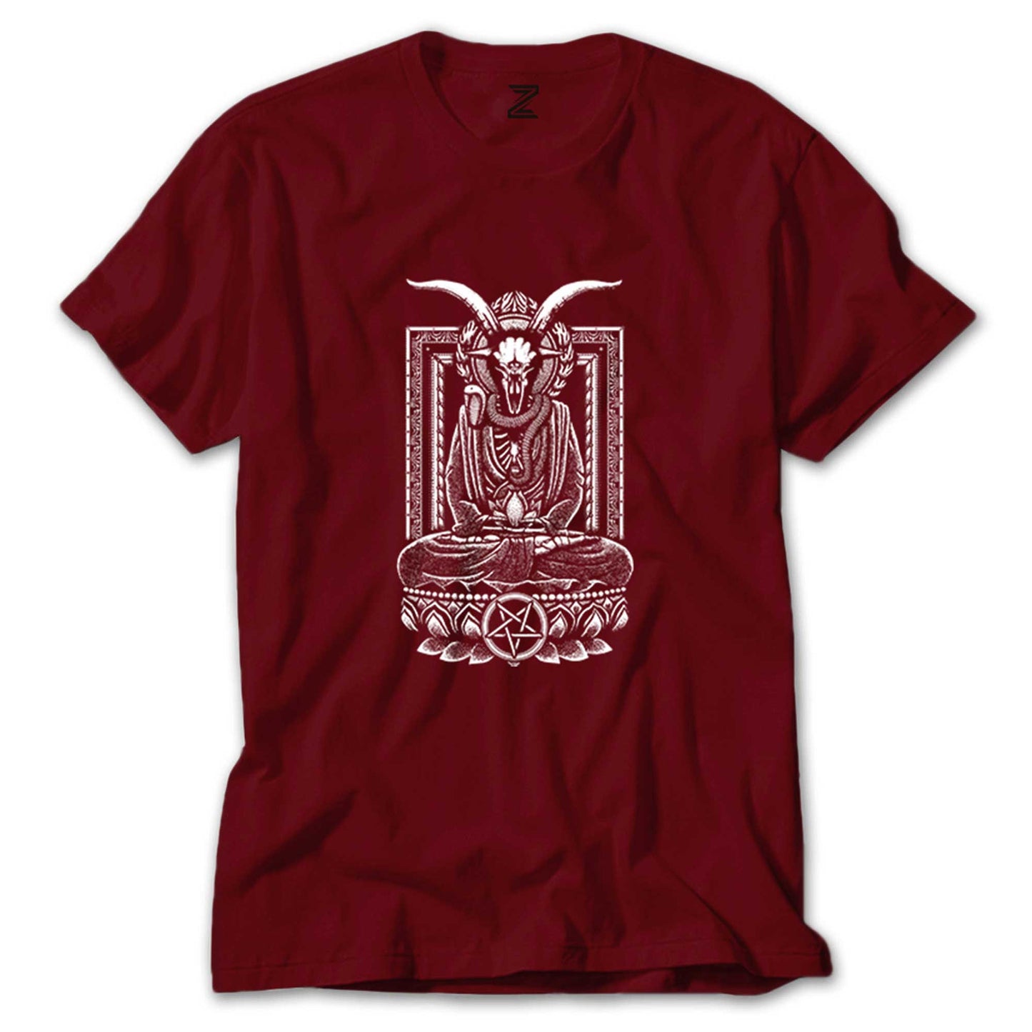 Baphomet Goat Figure Renkli Tişört