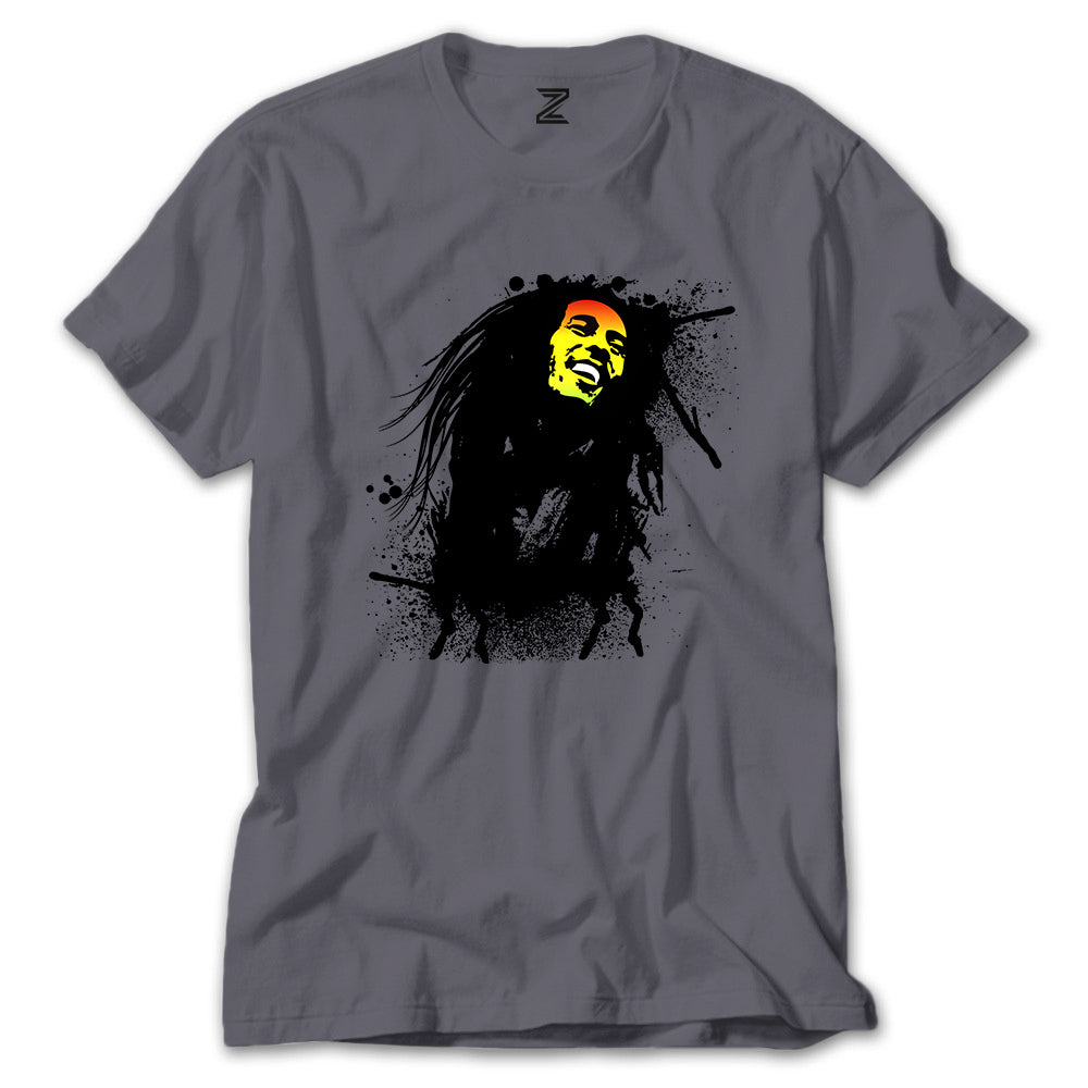 Bob Marley Colors Renkli Tişört