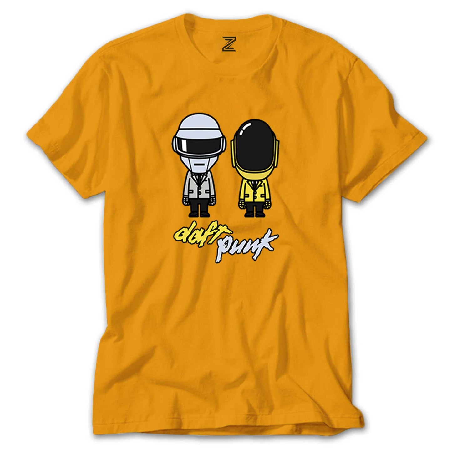 Daft Punk Cartoon Renkli Tişört