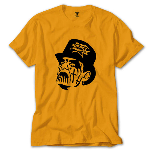 King Diamond Face Renkli Tişört