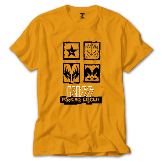Kiss Psycho Circus Renkli Tişört