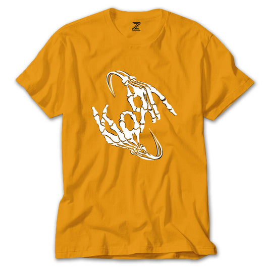 Korn Bone Hand Renkli Tişört
