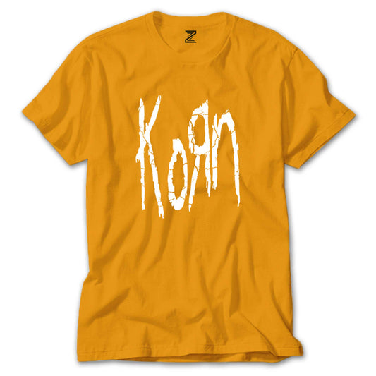 Korn Logo Renkli Tişört
