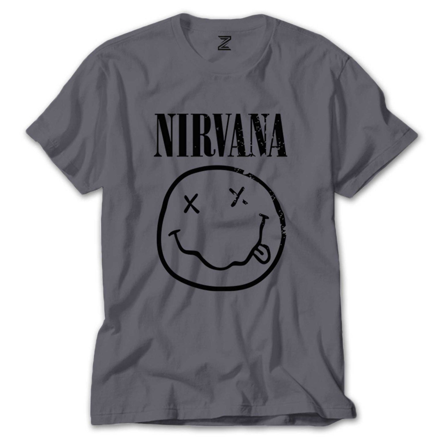 Nirvana Smiley Face Renkli Tişört