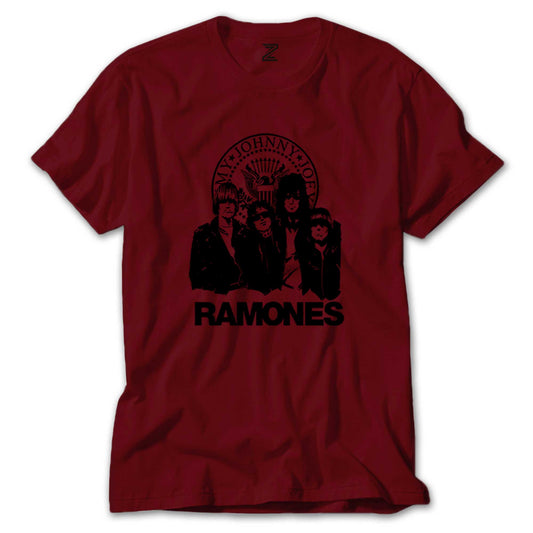 Ramones Logo and Group Renkli Tişört