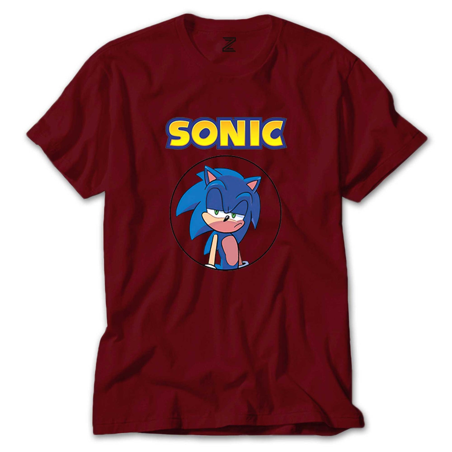 Sonic Cartoon Renkli Tişört