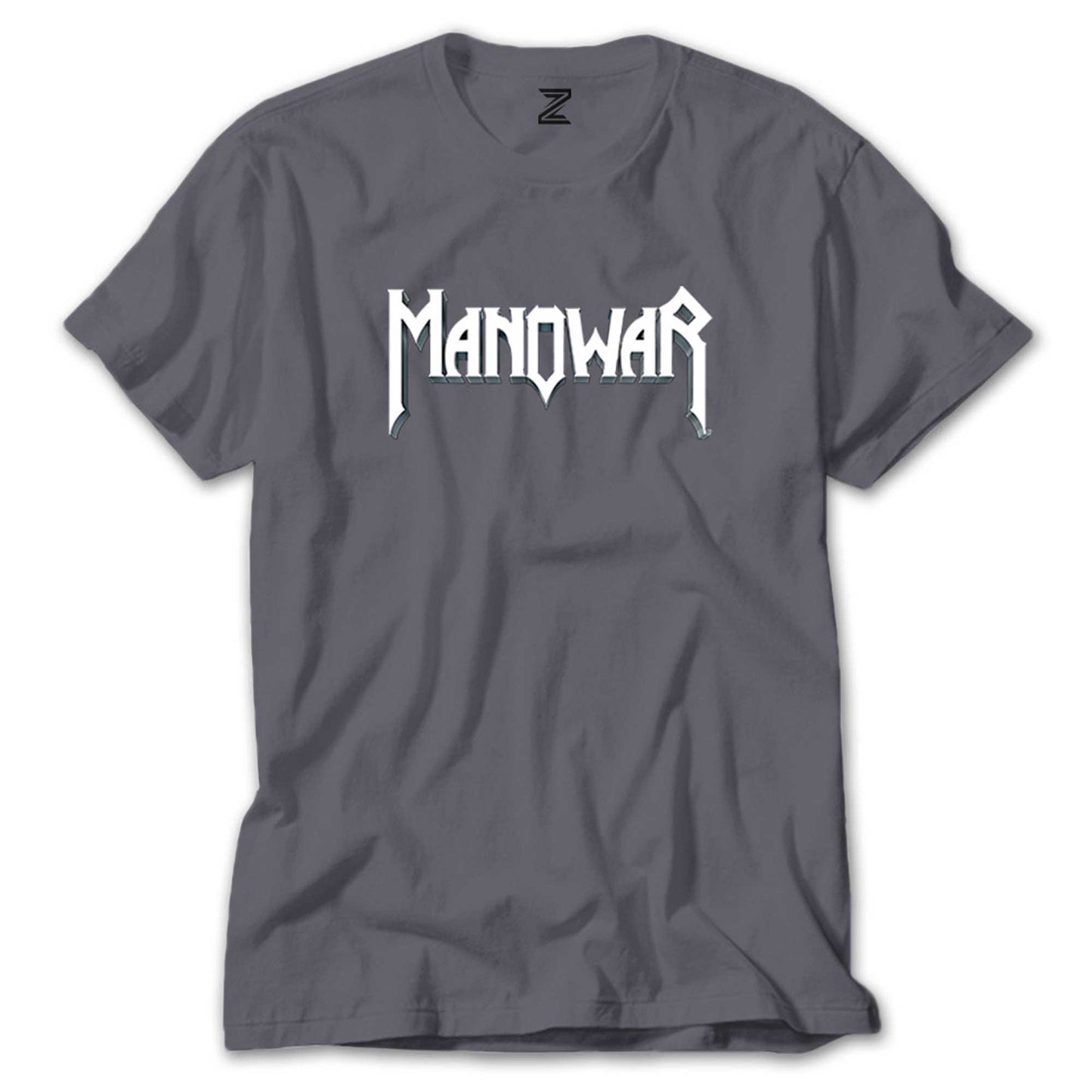 Manowar Logo Classic 2 Renkli Tişört