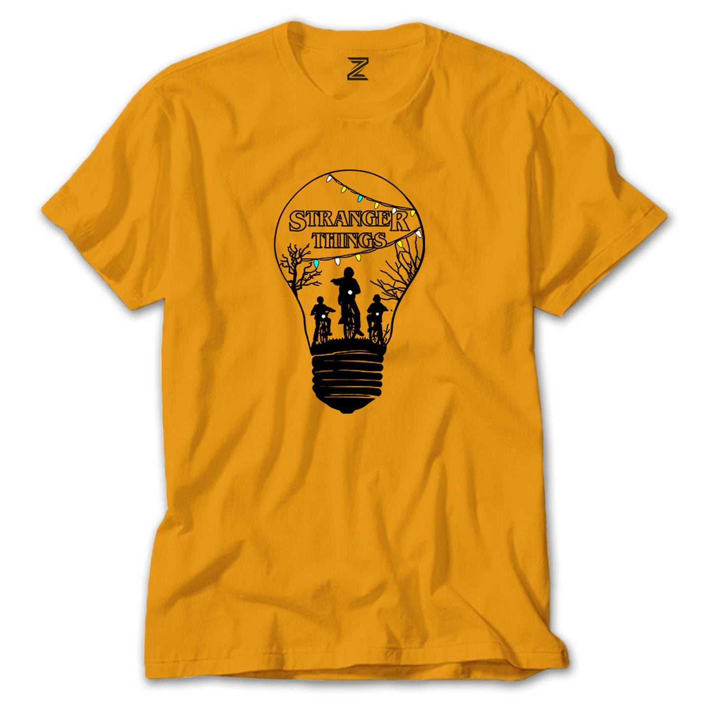Stranger Things Lamp Renkli Tişört