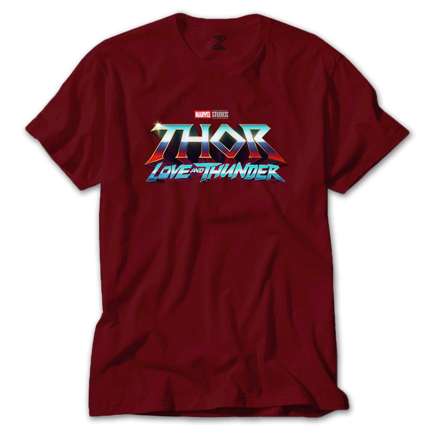 Thor Love And Thunder Logo Blue Renkli Tişört