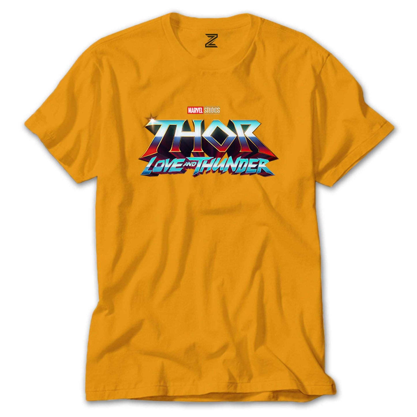 Thor Love And Thunder Logo Blue Renkli Tişört