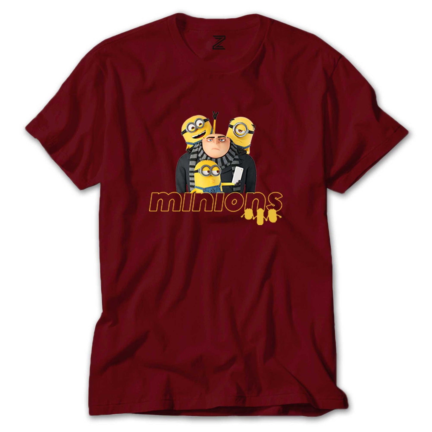 Minions And Gru Selfie Renkli Tişört