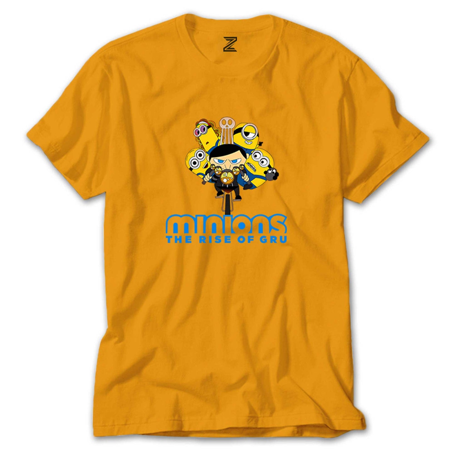 Minions Ride Bikes Renkli Tişört