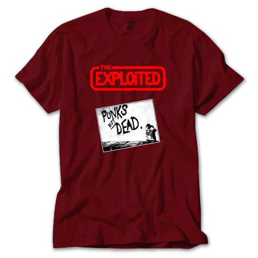 The Exploited Punks Not Dead Renkli Tişört