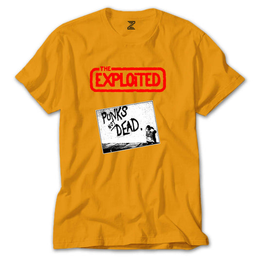 The Exploited Punks Not Dead Renkli Tişört