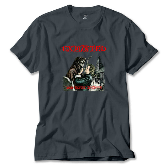 The Exploited Death Before Dishonour Renkli Tişört