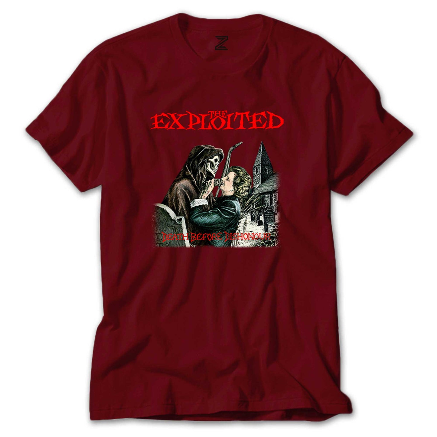 The Exploited Death Before Dishonour Renkli Tişört