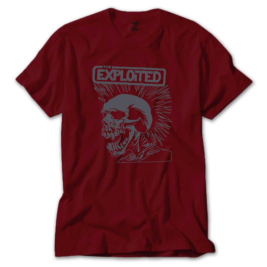 The Exploited Skull Renkli Tişört