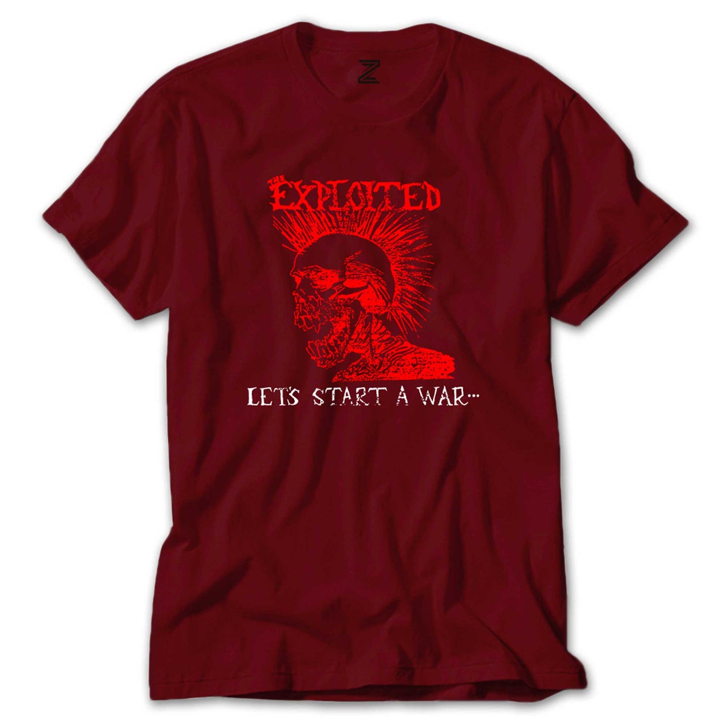 The Exploited Let's Start a War Renkli Tişört