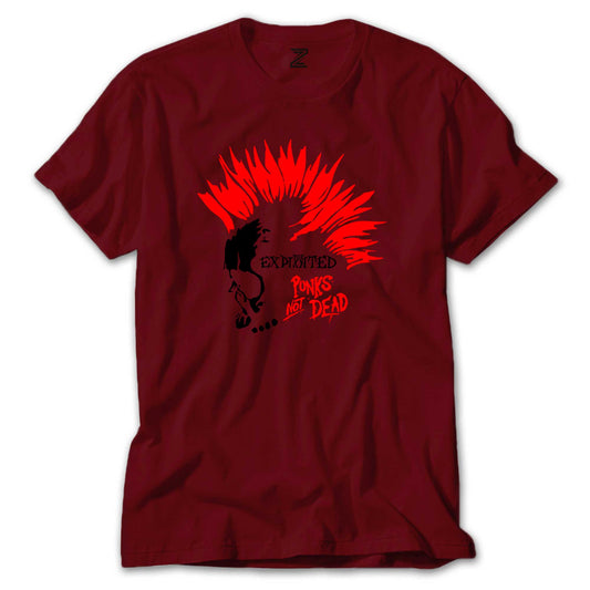 The Exploited Not Dead Punks Renkli Tişört