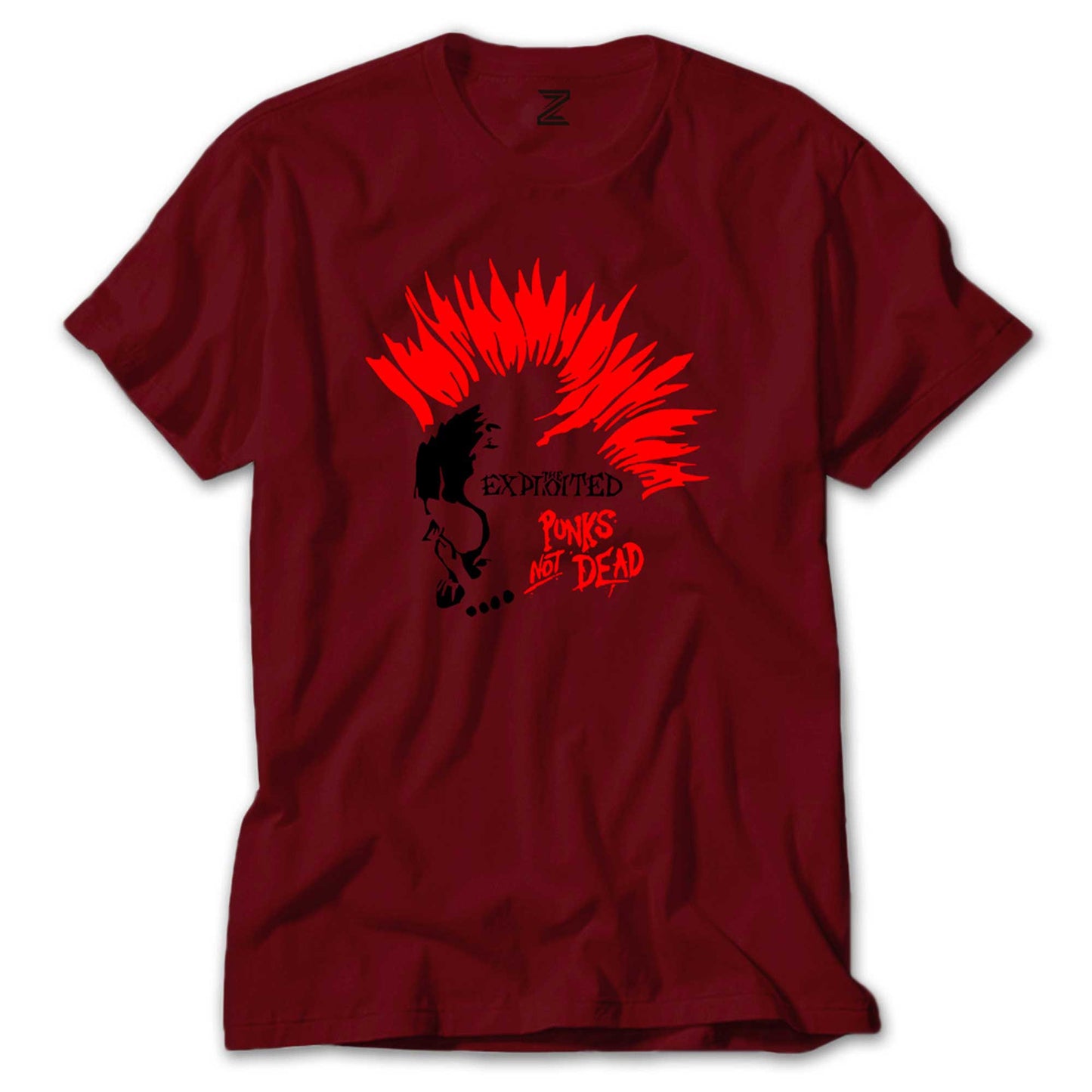 The Exploited Not Dead Punks Renkli Tişört