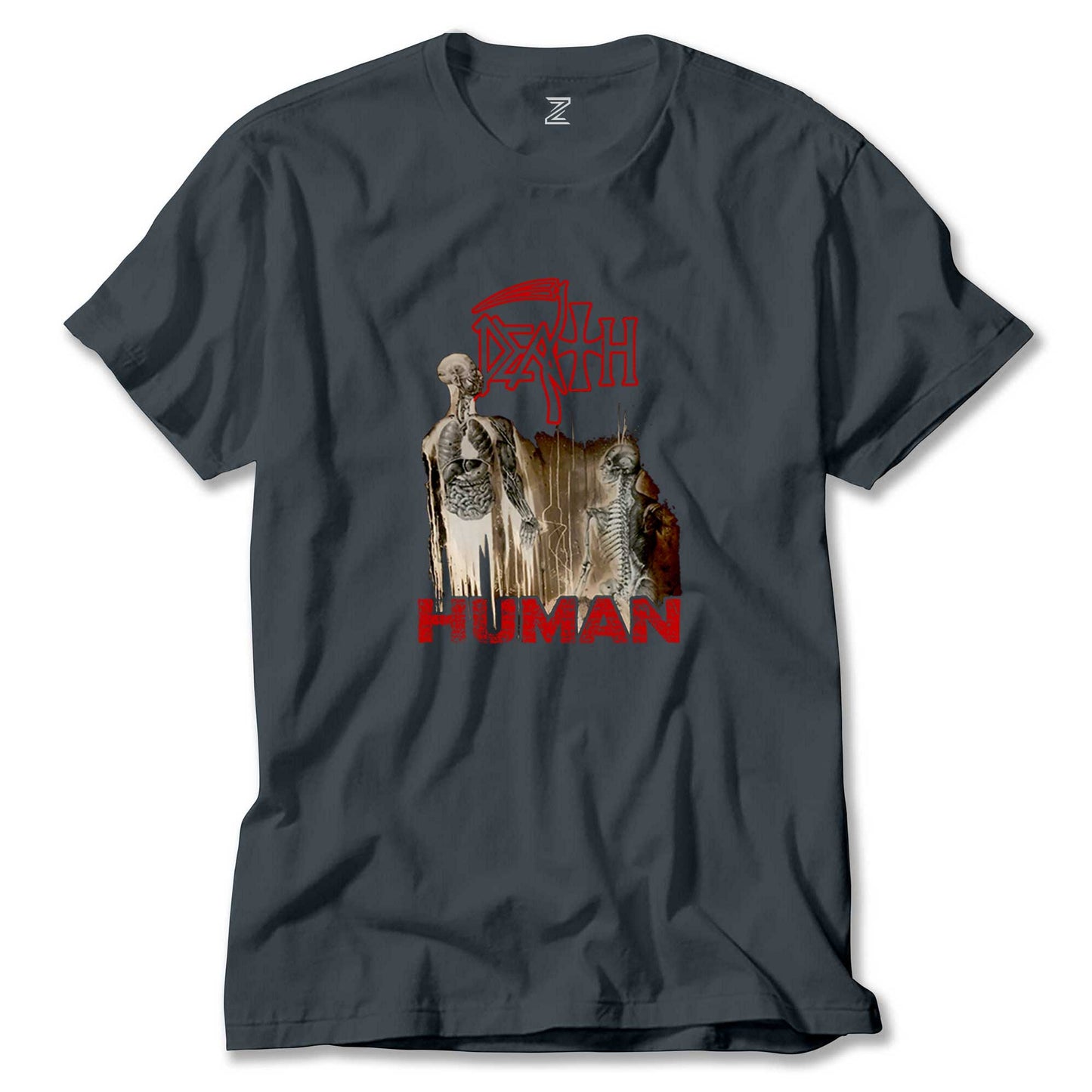 Death Human Renkli Tişört