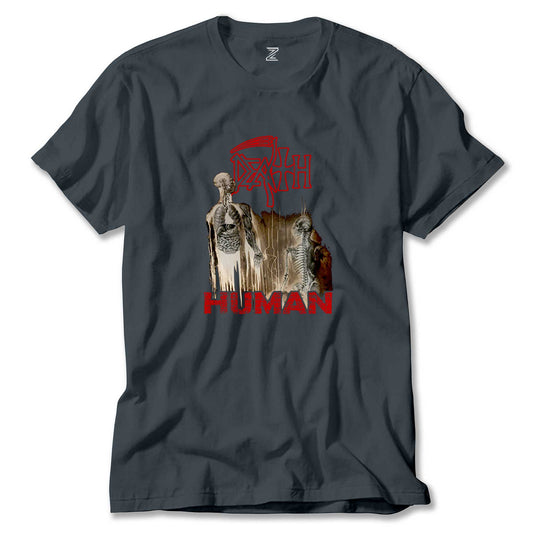 Death Human Renkli Tişört