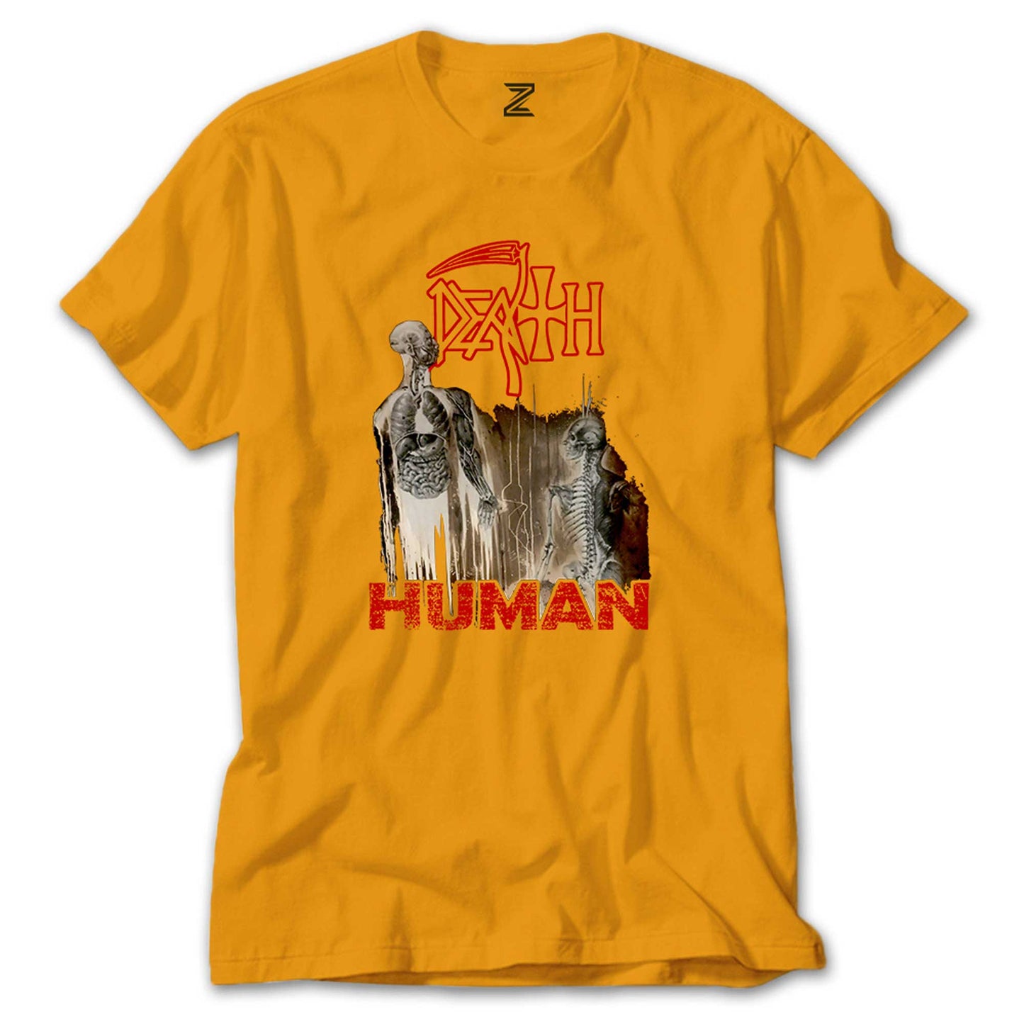 Death Human Renkli Tişört