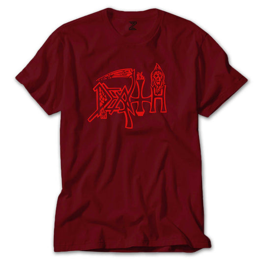 Death Logo Renkli Tişört