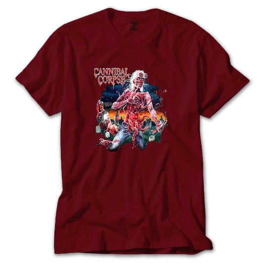 Cannibal Corpse Skull Renkli Tişört