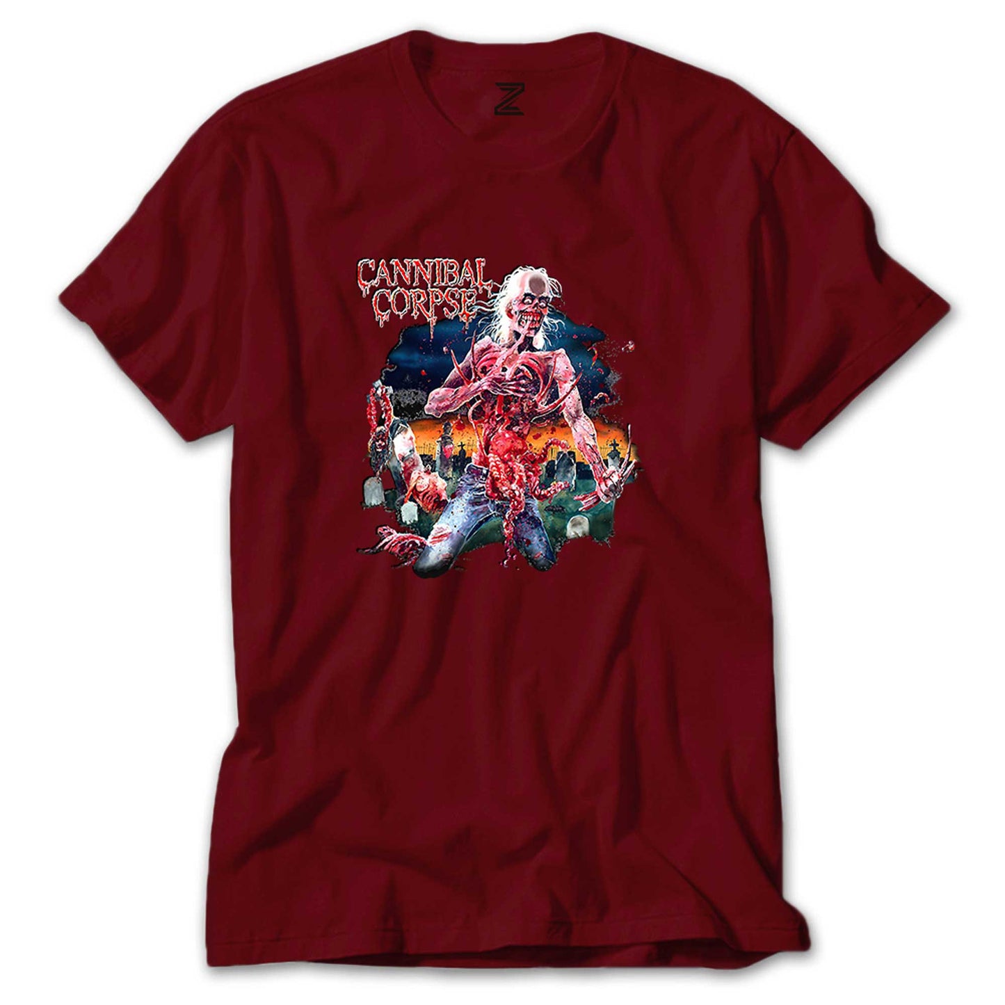 Cannibal Corpse Skull Renkli Tişört