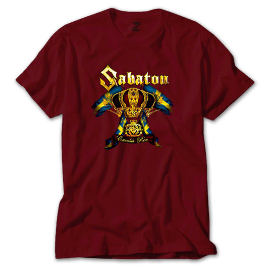 Sabaton Carolus Rex Renkli Tişört