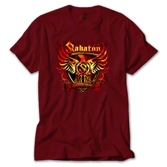 Sabaton Coat of Arms Renkli Tişört