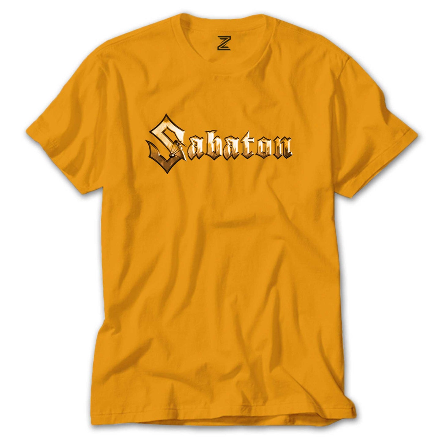 Sabaton Logo Gold Renkli Tişört