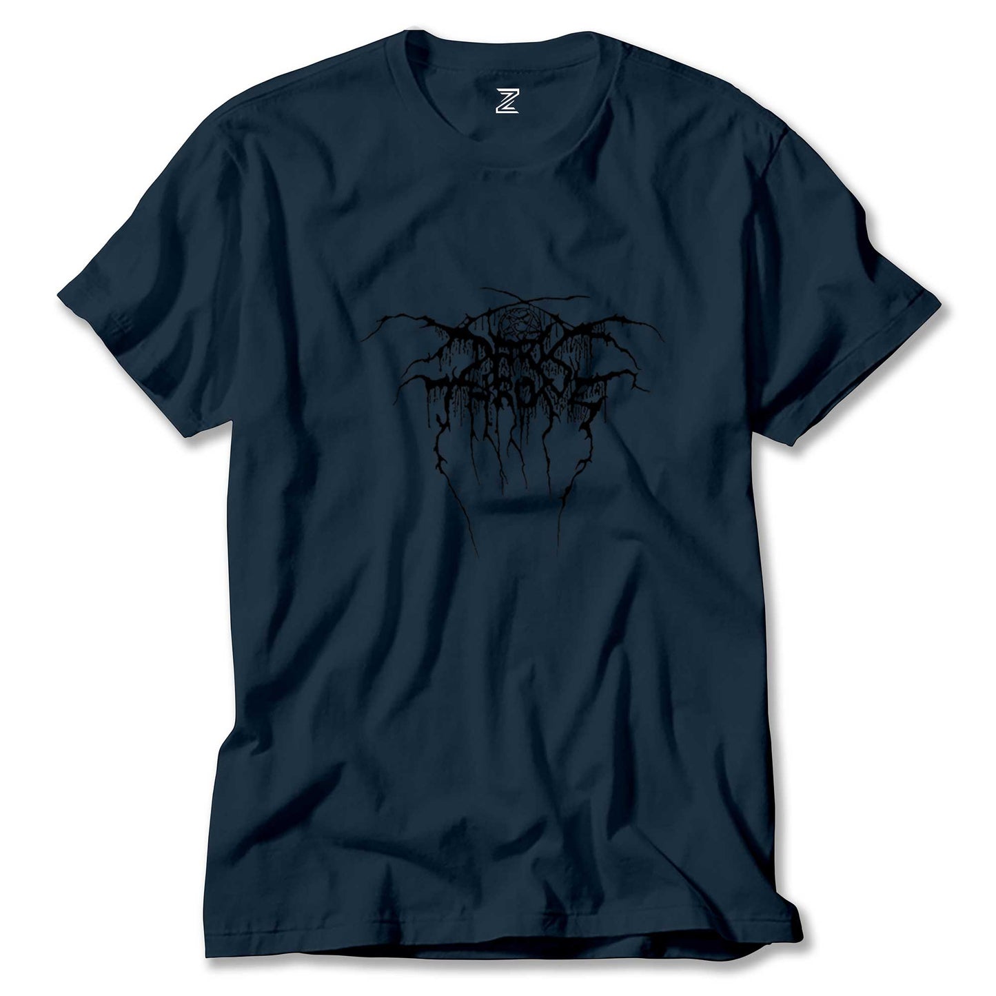 İndirimli Darkthrone Logo2 Lacivert Tişört