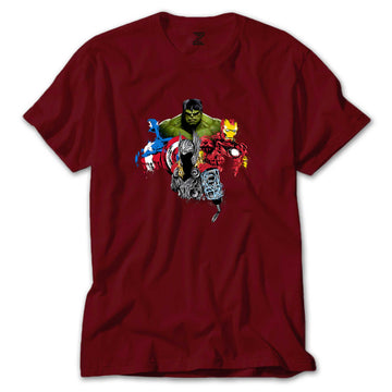 Avengers Boss Renkli Tişört